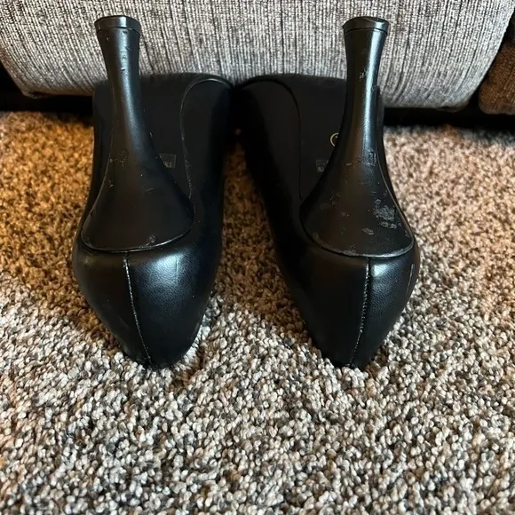 Ovio Black 4” round‎ toe heels size 7.5 - Image 5