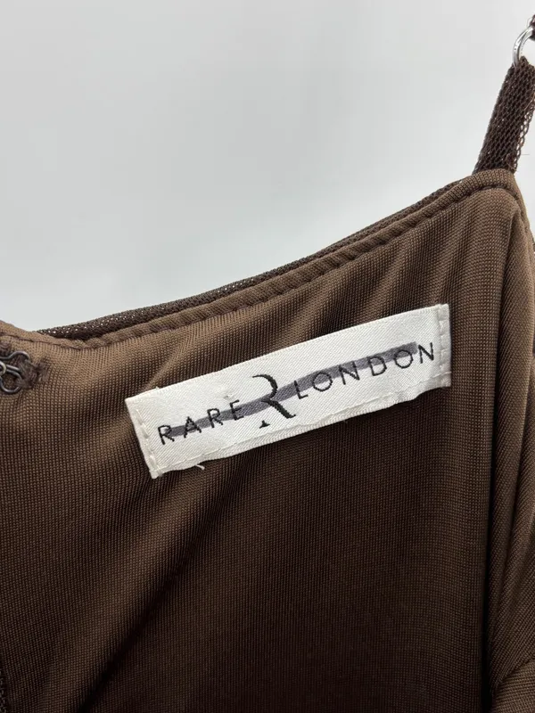 Rare London Mesh Drop Waist Maxi Dress - Image 7