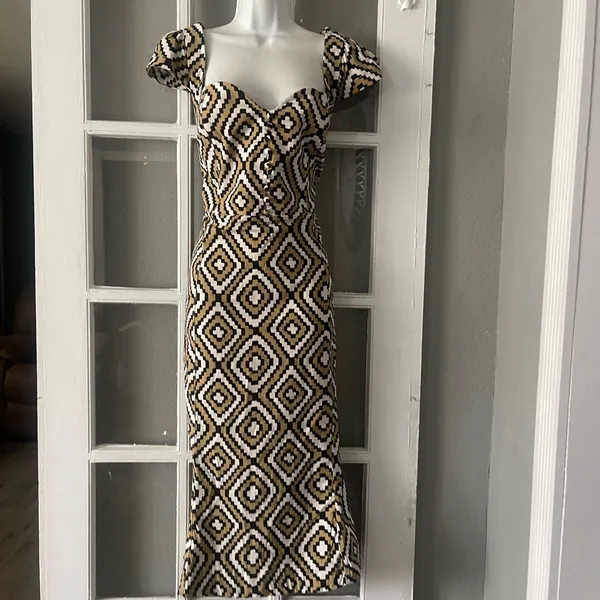 Anthropologie The Cecily Fit & Flare Sweetheart Dress‎ - Image 5