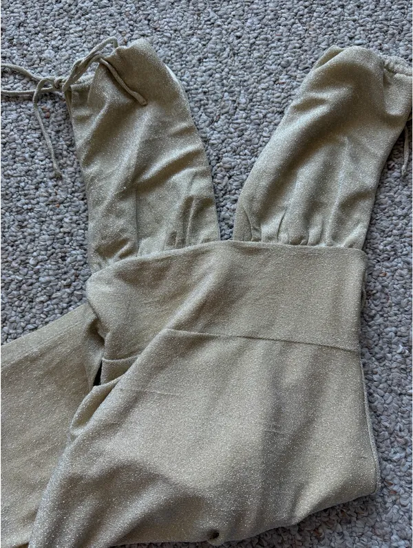 Princess Polly Gold Mini Dress - Image 5