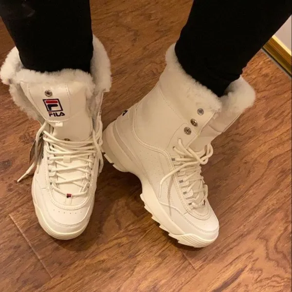 Fila shearling boot sneakers. 7 - Image 9
