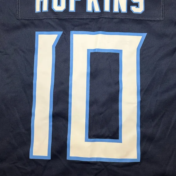 Women's Nike DeAndre Hopkins Navy Tennessee Titans Game Jersey-Medium - Image 10