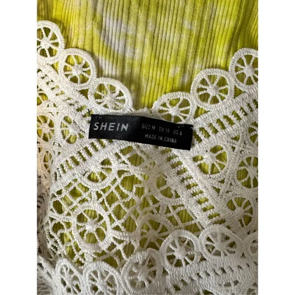 White laced crop top size medium - Image 8