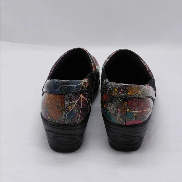 Klogs Womens Clogs Size 6 Multi Comfort Work Artsy Slip Resistant Nurse Shoes - Image 7