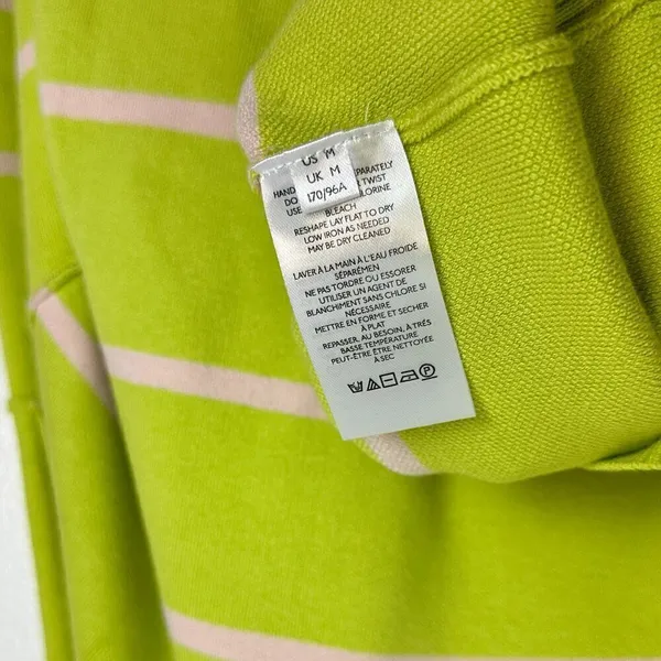 FREE PEOPLE Paulie Sweater in Lemonade Combo Size Medium - Image 9