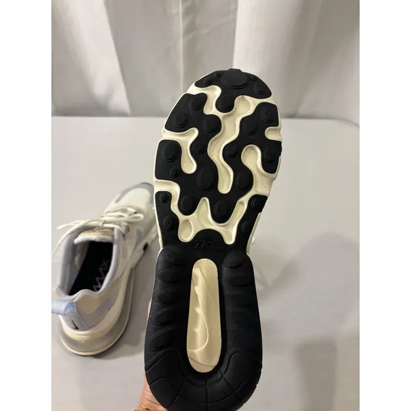 Nike Air‎ Max 270 React CT1287-100 White Fossil Running Shoes Sneakers Women 8.5 - Image 10