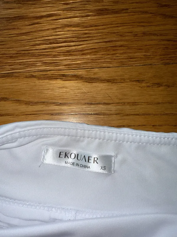 Ekouaer White Golf Tennis Skirt - Image 2