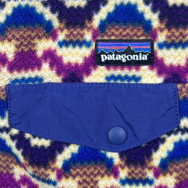 Patagonia Synchilla Snap-T Fleece Pullover‎ Women's Small Multicolor Geometric - Image 5