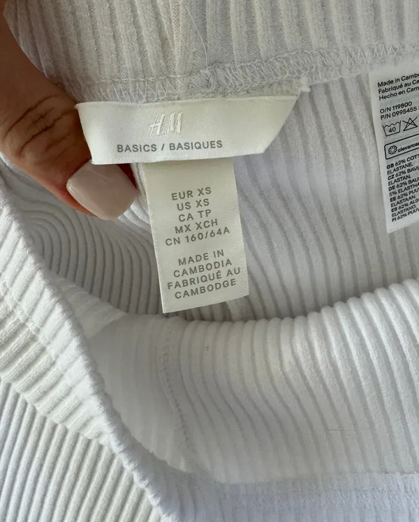 H&M Ribbed Pants - Image 4