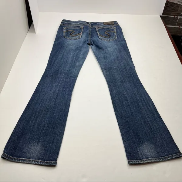 Silver Jeans‎ Co. Aiko Bootcut Size 28 Waist Womens Blue Denim Jeans *FLAWED - Image 13