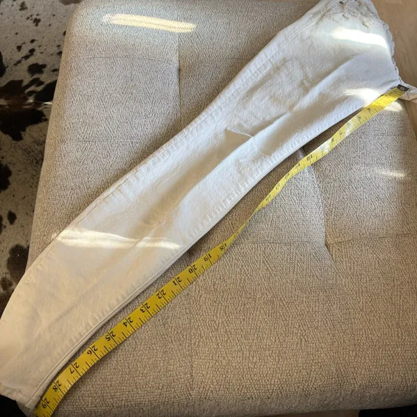 MOTHER DENIM The Looker Cream For A Day‎ Jeans Size 26 - Image 12