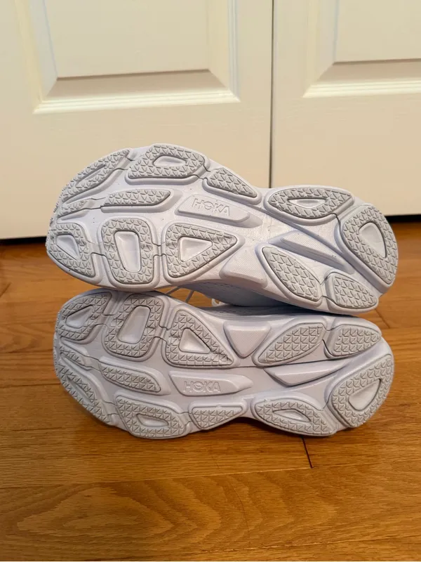 NWOB Hoka One One Bondi 8 Sneakers in White - Image 7