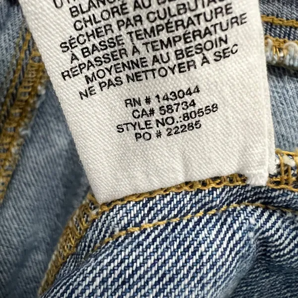 Anthropologie Avec Les‎ Filles Jeans Womens 27 Blue Distressed High Waist Denim - Image 15