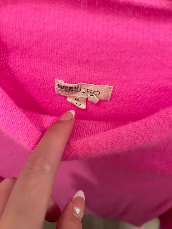 Pilcro pink sweater mock neck - Image 3