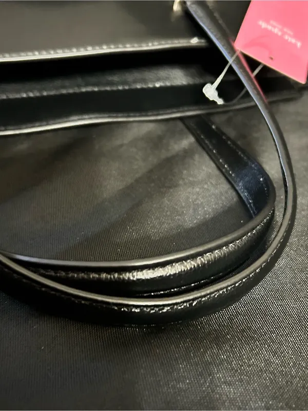 Kate Spade Geraldine Patterson Drive Black Leather Tote Shoulder Bag NWT - Image 16