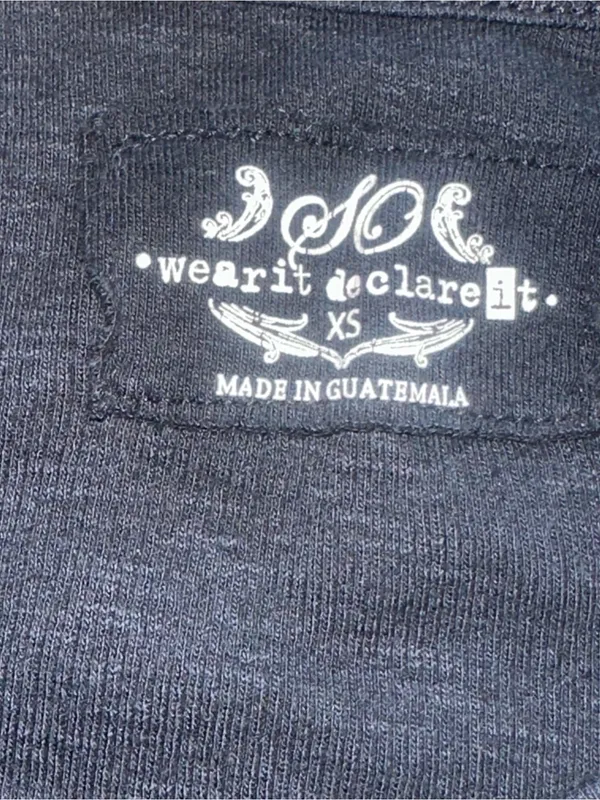 Y2K! So Wear It Declare It Tank Top! Black Size XS - Image 2