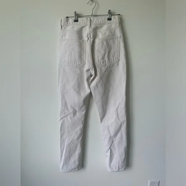 Agolde Remy High Rise Straight Jeans in Paper Size 26 - Image 5
