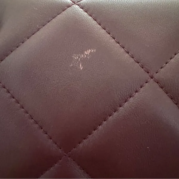 Tory Burch Willa Soft Quilt Small Leather Shoulder Bag Claret 139283 - Image 12