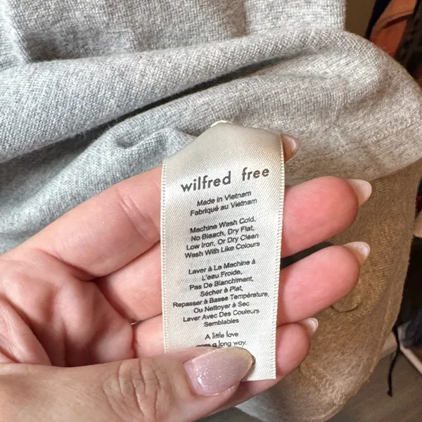 Aritzia Wilfred free Light Gray Tank Top - Image 4