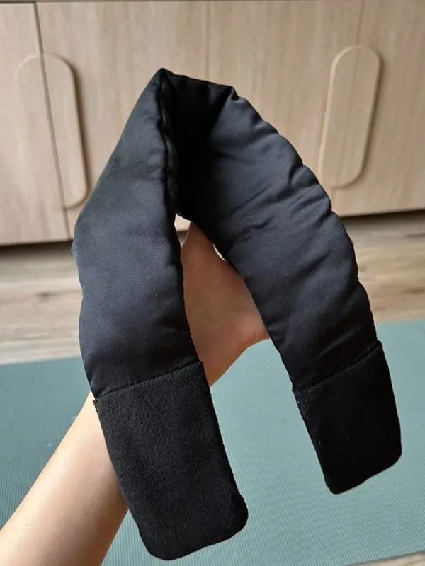 NUOJIA Black 100% mulberry silk sleep mask, similar to the $80 Drowsy sleep mask - Image 7