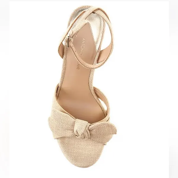 Antonio Melani Bindi Raffia Bow Platform Bow Sandals size 9M New with tags - Image 15