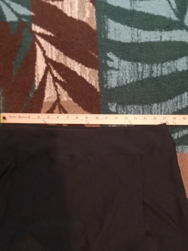 L.L. Bean Skort Black Tenhis Pickleball Outdoors Performance Womens Large - Image 6