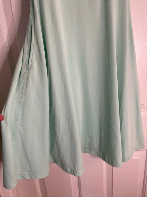 lululemon athletica Aqua Beat The Heat Skirt Dress Reversible Strapless Size XS - Image 2
