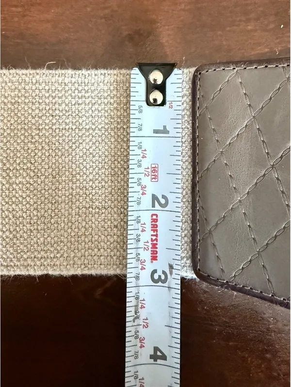 Wide Quilted Taupe Elastic Waist Belt with Buckle - Image 6