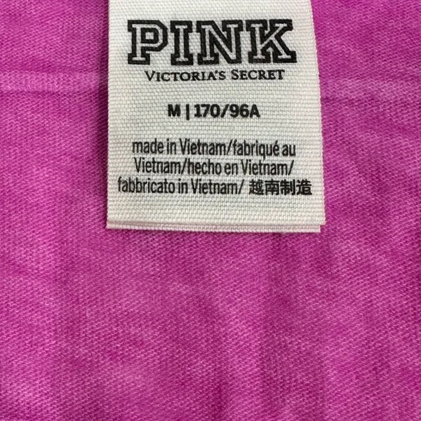 Victoria’s Secret Pink Magenta V-Neck Tee - Image 3