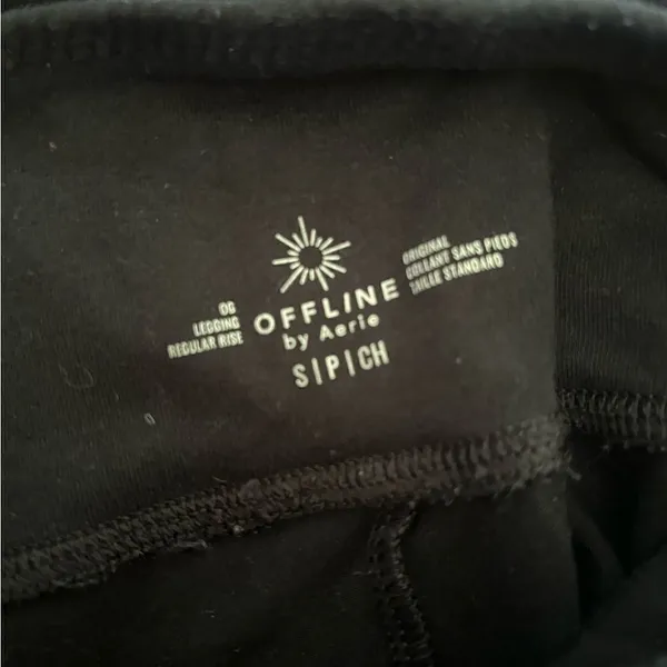Offline by Aerie OG Black Legging Regular Rise Size Small 30" Inseam - Image 2