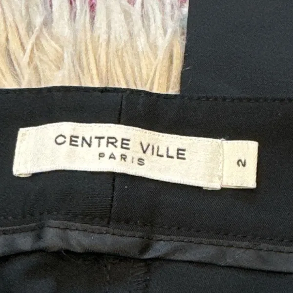 Center Ville Paris nylon pants size 2 - Image 3