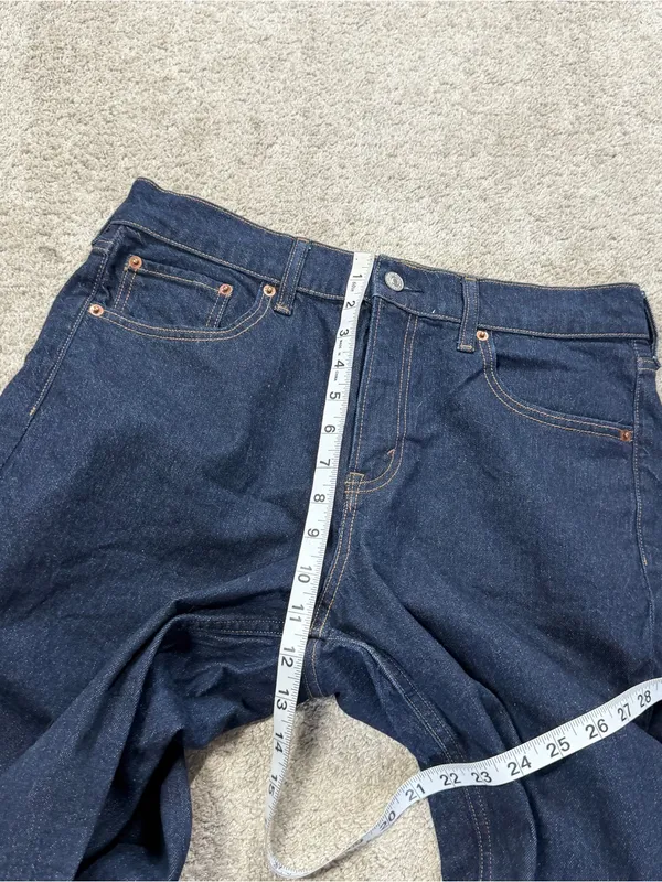 Abercrombie & Fitch Women’s High Rise Boot Cut Jeans in Dark Blue 30 - Image 12