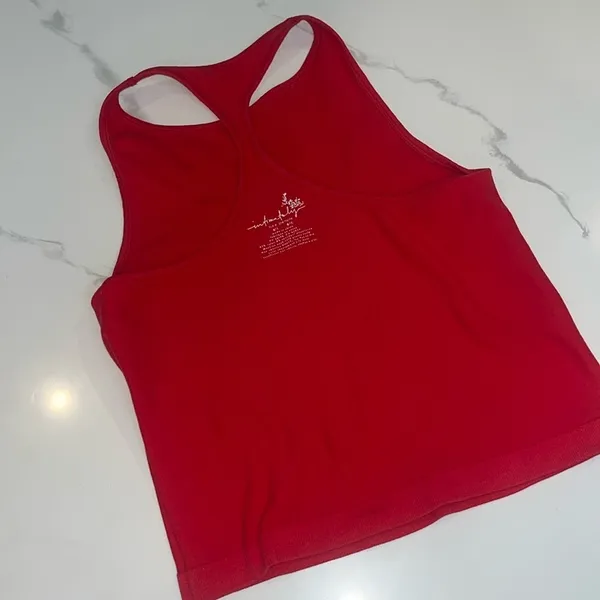 Free People Intimately Ribbed Hot Pink Crop Top Super Soft Tank M/L - Image 3