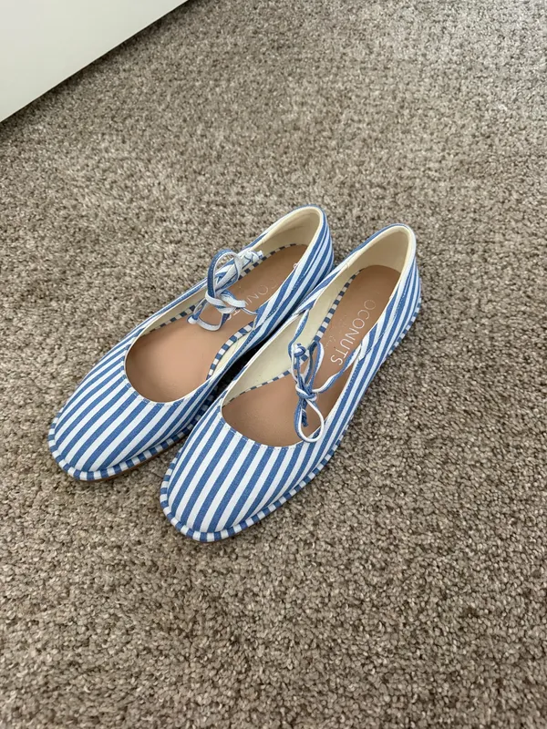 Striped Ballet Flats Anthropologie - Image 3