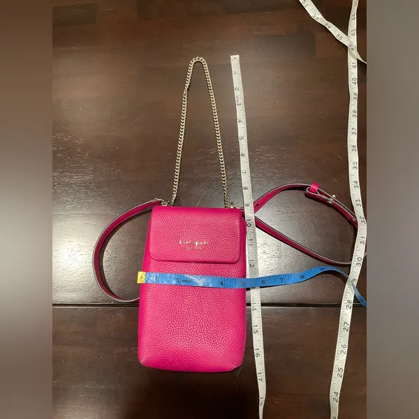 Kate Spade New York‎ Roulette Mini Pebbled Leather Phone Crossbody Bag - Image 5