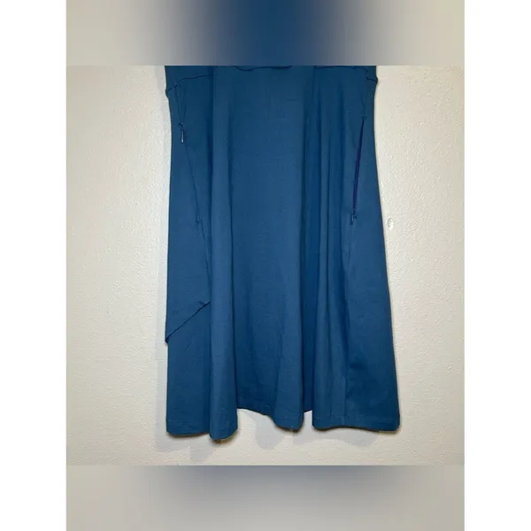 Title Nine Connelly Blue Activewear Dress With Pockets Women’s Size Medium - Image 6