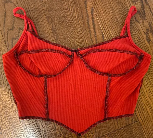 Red Corset Top - Image 2