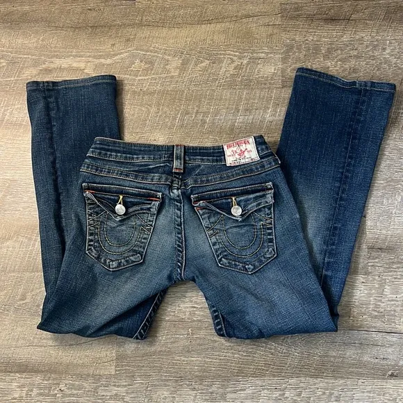 True Religion Y2K Flare Jeans Size 27 - Image 2