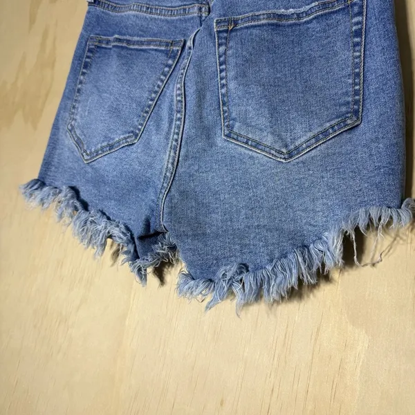 We The‎ Free by Free People Denim Shorts Women’s Size 24 Distressed Cutoff - Image 6