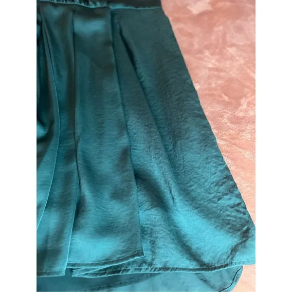 NWT Rebecca Taylor Halter Teal Green Cocktail Mini Dress Size 6 Dinner Datenight - Image 7