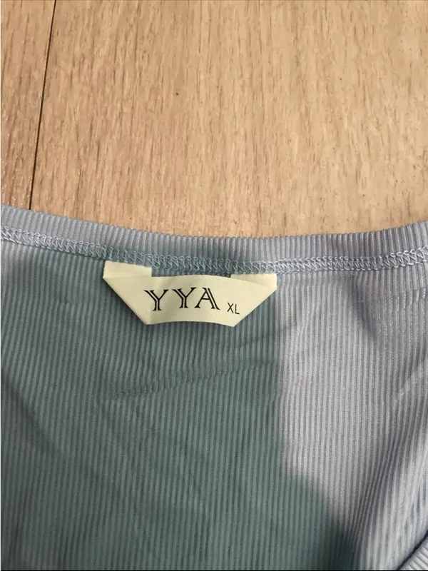 Ya Los Angeles Pale Blue Sleeveless Mini Tank Dress - Image 2