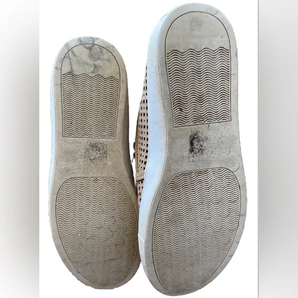 Steve Madden Tan Perforated Slip On Women’s Loafers Size 8 - Image 5