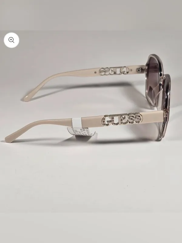 Guess GO00091 45F Butterfly Sunglasses Nude Frame Brown Gradient Lens 57mm NWT - Image 6