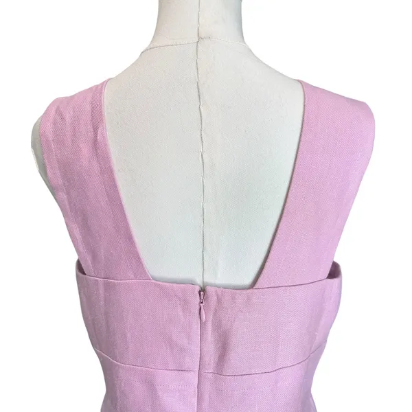 J.Crew Dress Corset Pink Wedding Whimsey Fairy SZ 6 Sleeveless Twill Cotton - Image 10