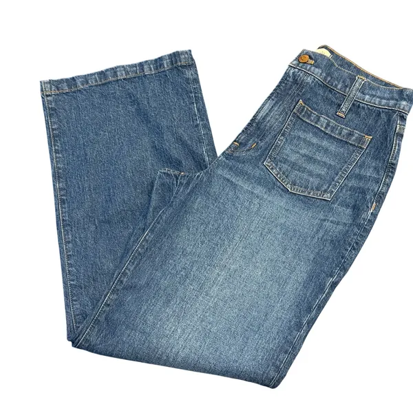 Madewell the Perfect Vintage Wide-Leg Jean Size 28 - Image 4