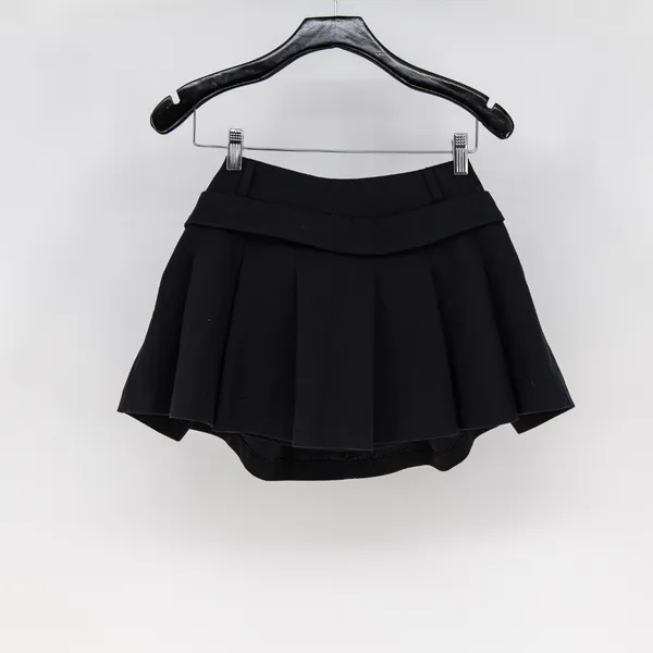 Oh Poly Women's School Girl Pleated Mini Skirt Black 4 - Image 4