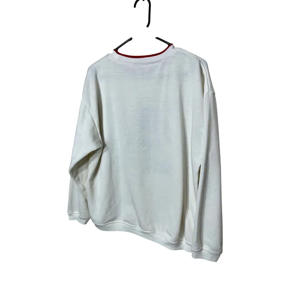 Vintage Bobbie Brooks‎ Cream Floral Print Sweatshirt Women's Size L - Image 6