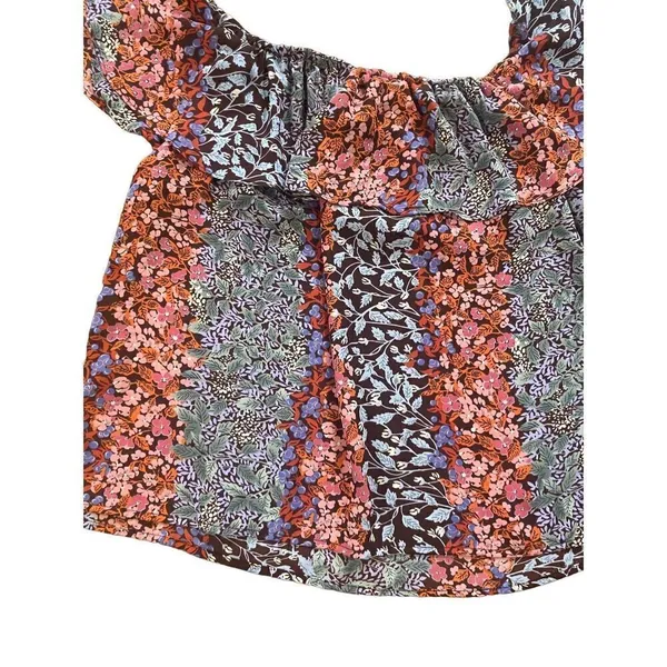 ‎Maeve Anthropologie Vallita Floral Blouse sz medium - Image 7