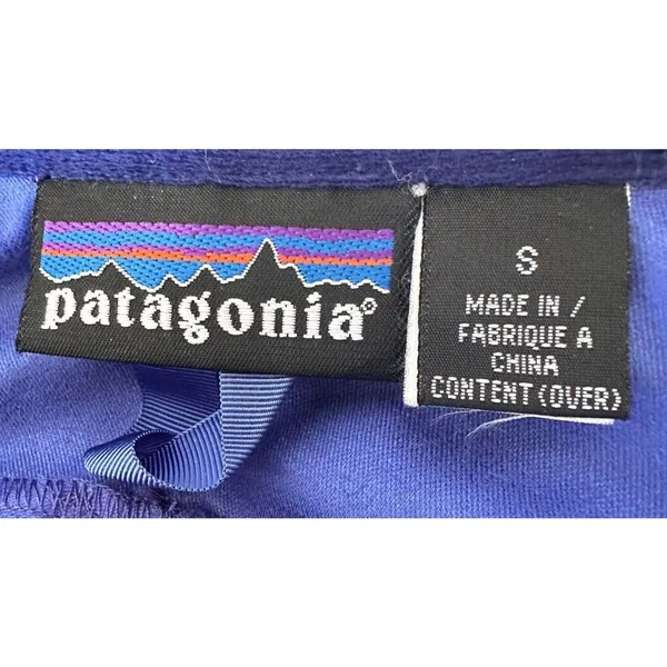 Windbreaker Rain Jacket Unisex Small Blue Stetch Panels Zippe… - Image 11