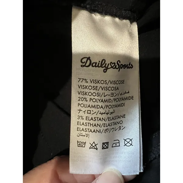 Daily Sports Born In Sweden Black Pull On Pants Performance Golf Stretch‎ - Image 4
